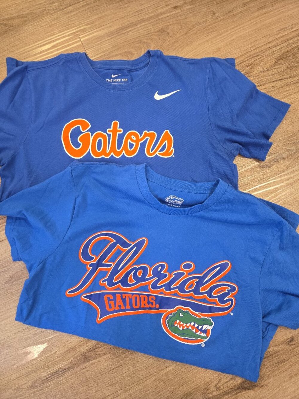 Florida Gators Blue Short Sleeve T-Shirts Bundle of 2 - Men's Medium